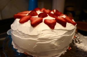 Strawberry Jell-O Cake