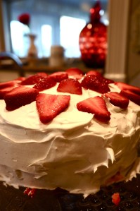 Strawberry Jell-O Cake