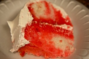 Strawberry Jell-O Cake